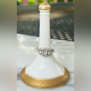 Vintage Porcelain Ring Holder by GDA Limoges (Ring NOT Included)